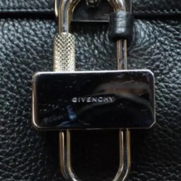 Givenchy Black Shark Lock Biker Boots - Picture 12 of 12